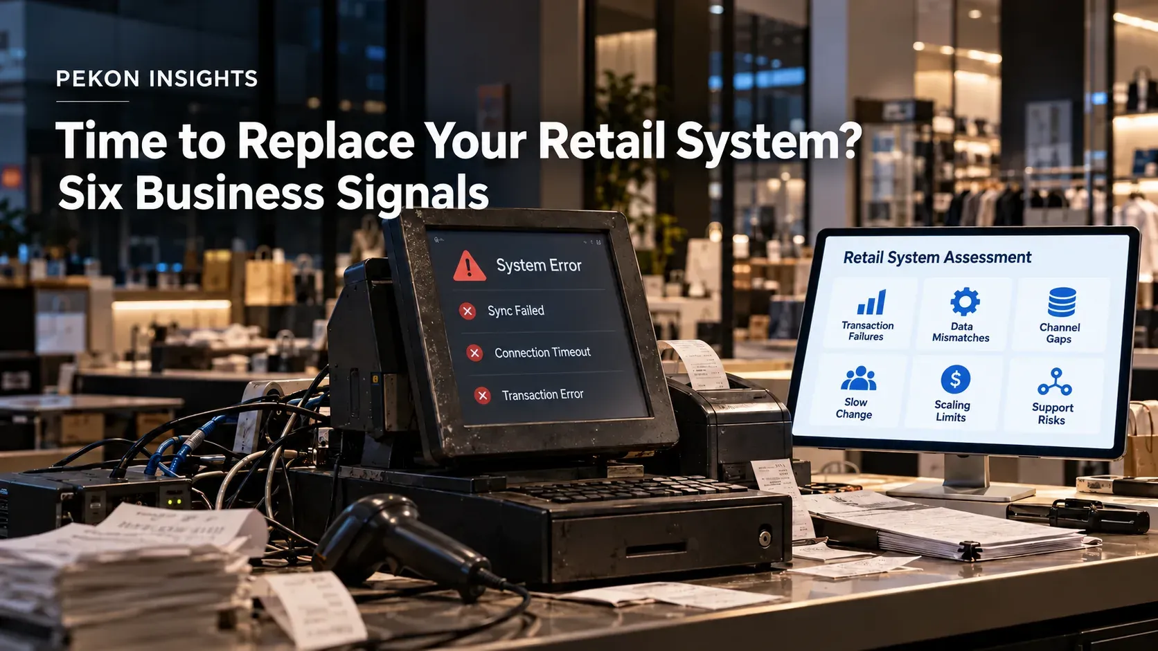 Six business signals for replacing a retail system — PEKON Insights
