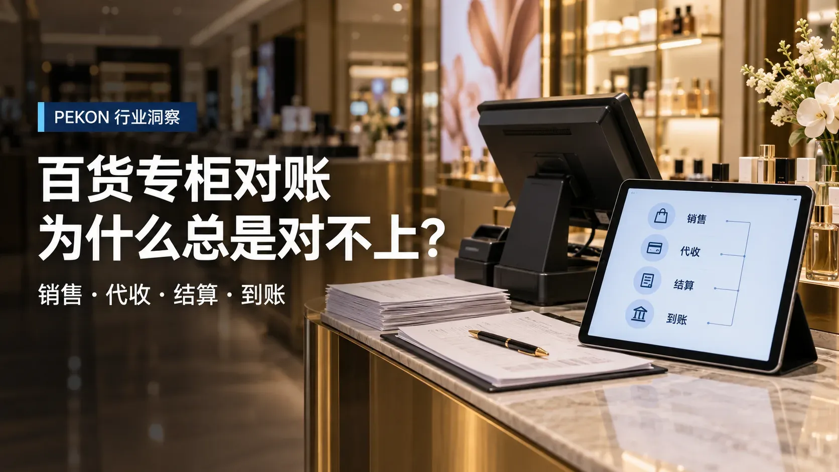 百货专柜代收款、品牌销售记录和商场结算为什么总是对不上?