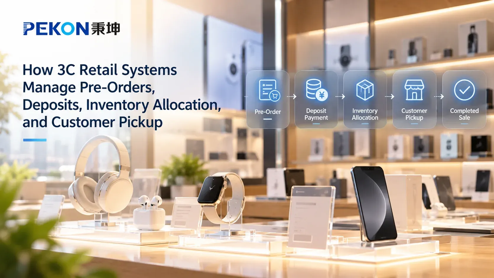 How 3C Retail Systems Manage Pre-Orders, Deposits, Inventory Allocation, and Customer Pickup