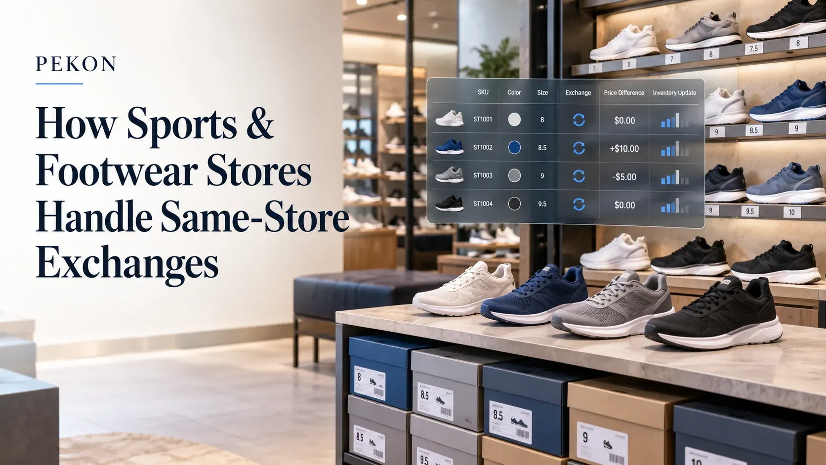 How Sports & Footwear Stores Handle Same-Store Exchanges: Style, Color, Size, Price Differences, and Inventory Adjustments