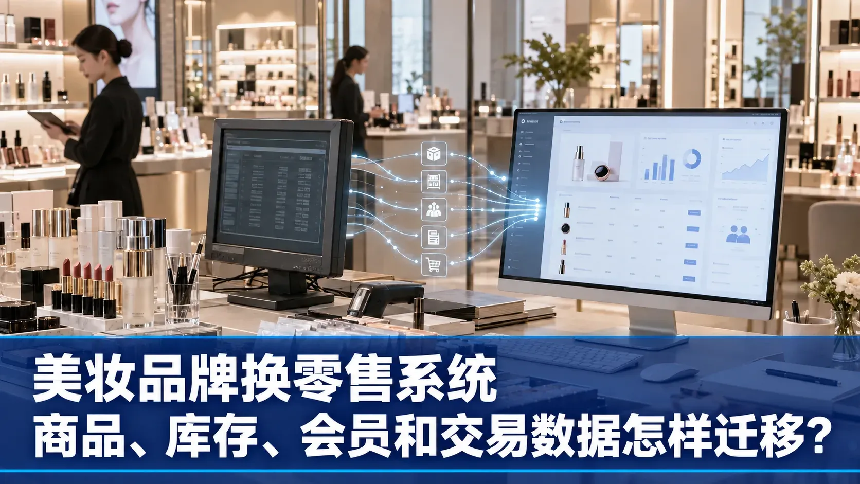 美妆品牌换零售系统：商品、库存、会员和交易数据怎样迁移？
