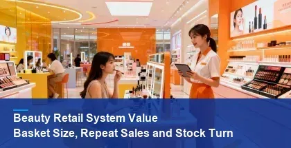 Measuring Beauty Retail System Value: Basket Building, Repeat Purchase and Stock Turnover