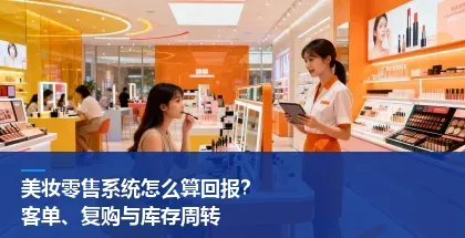 美妆零售系统怎么算回报?3个维度拉高门店坪效