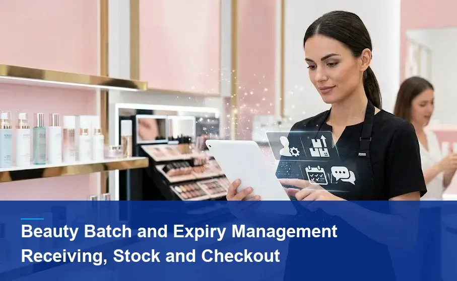 Beauty Store Batch and Expiry Management: Connect Receiving, Stock and Checkout