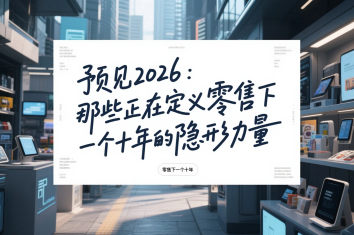 预见2026：那些正在定义零售下一个十年的隐形力量