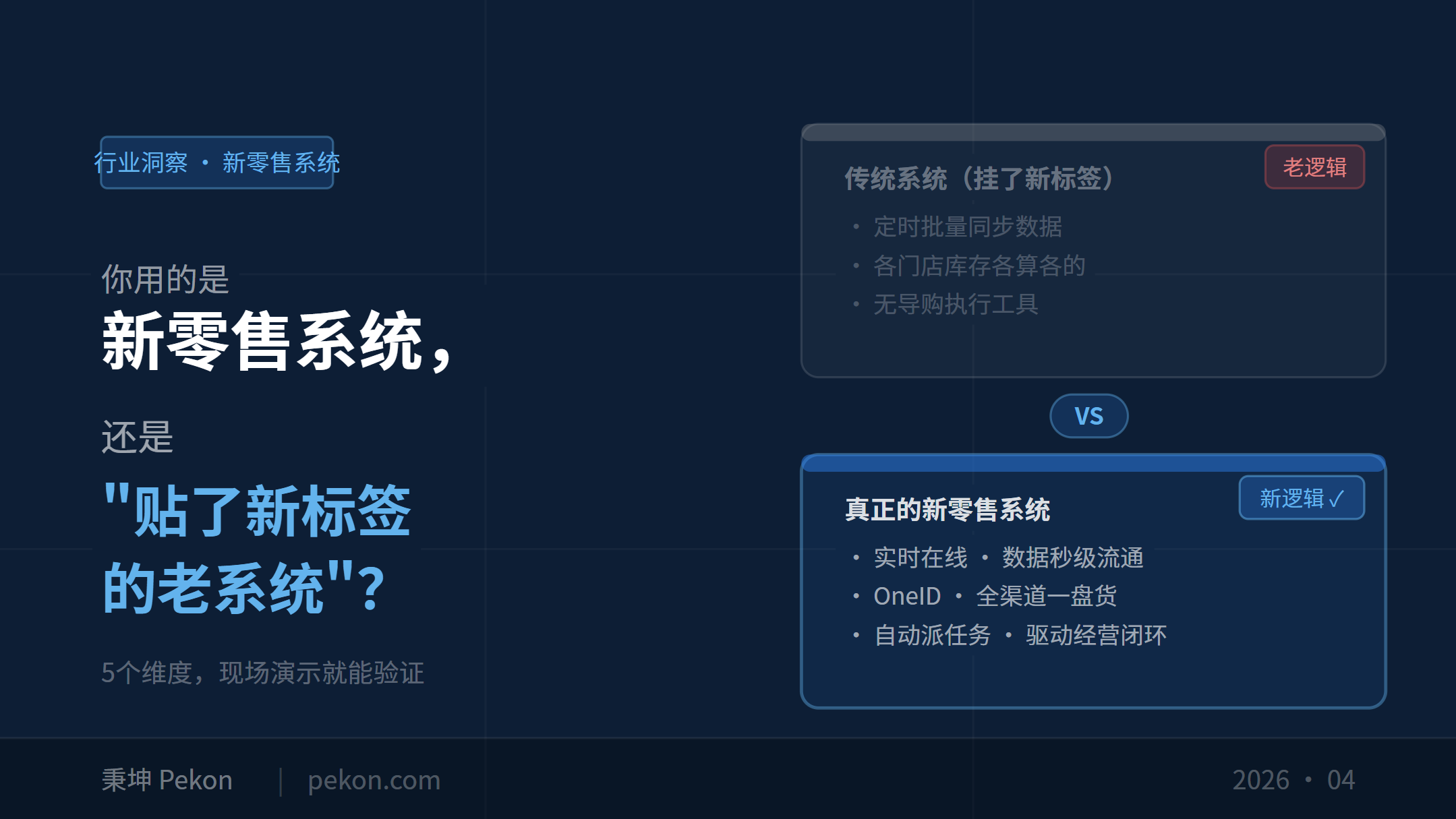 你用的是新零售系统,还是"贴了新标签的老系统"?